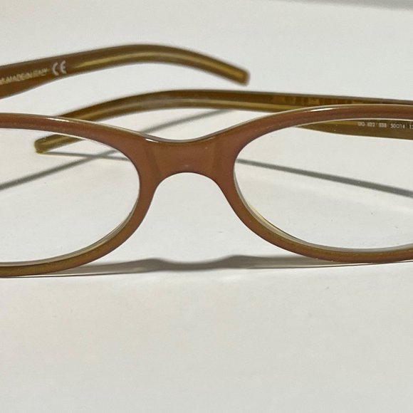 Frames Only Dolce Gabbana DG622 338 Copper Half Rim Eyeglass Frames 50-14-130 - Picture 5 of 13